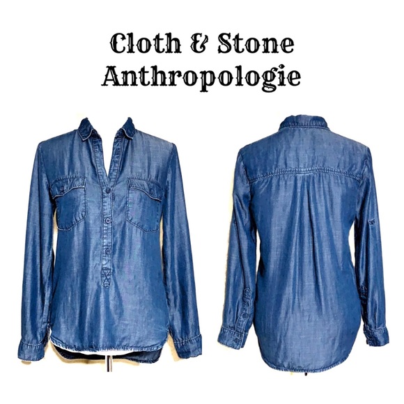 Cloth & Stone Popover Tunic Size XS - Picture 2 of 9